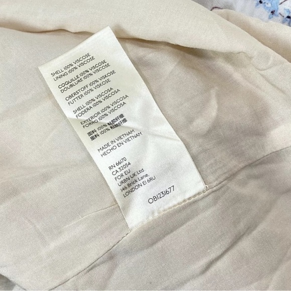 CYBER SALE🕊️Free People Flower Fields Button Down Long Sleeve Babydoll Dress - Picture 2 of 4